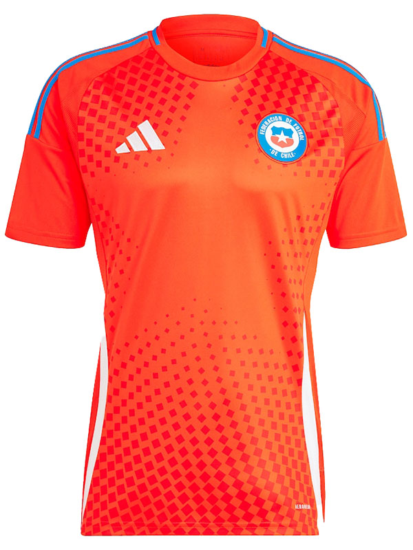 Chile maglia femminile casalinga prima divisa da calcio femminile abbigliamento sportivo da donna top da calcio maglia sportiva Coppa Euro 2024